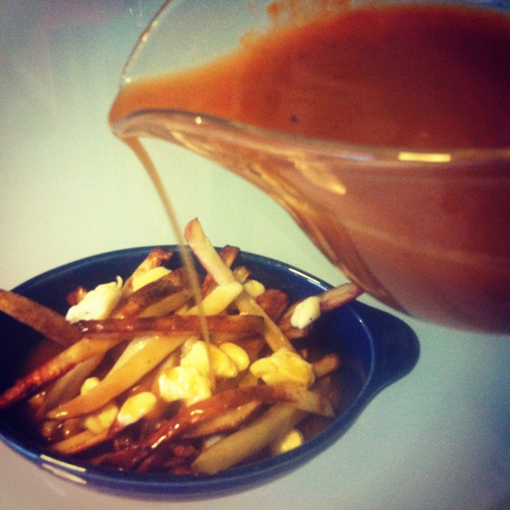 Coffee & Nutmeg Poutine Sauce sometimes you need to cook