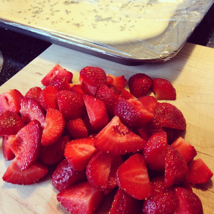 strawberry & rosemary focaccia