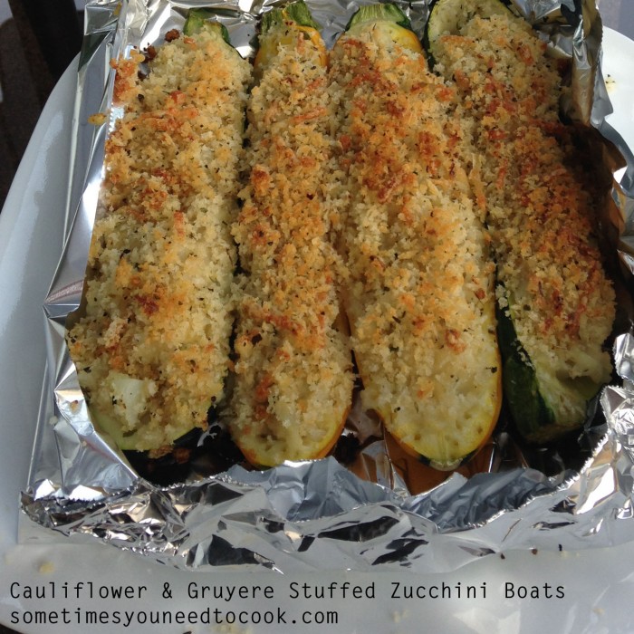 stuffed zucchini
