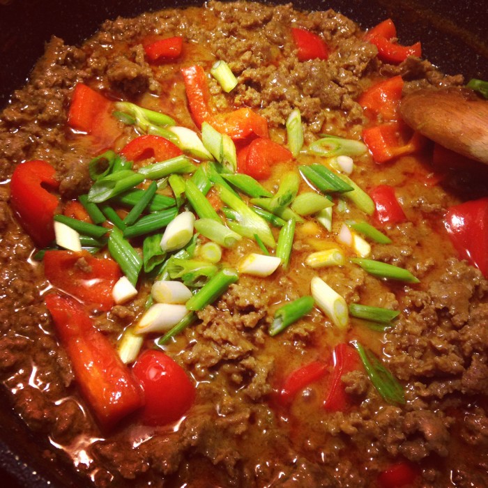 Easy Beef (or Veggie) Coconut Curry