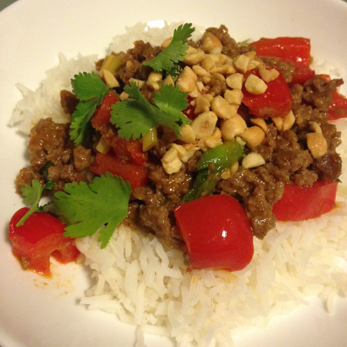 Easy Beef (or Veggie) Coconut Curry